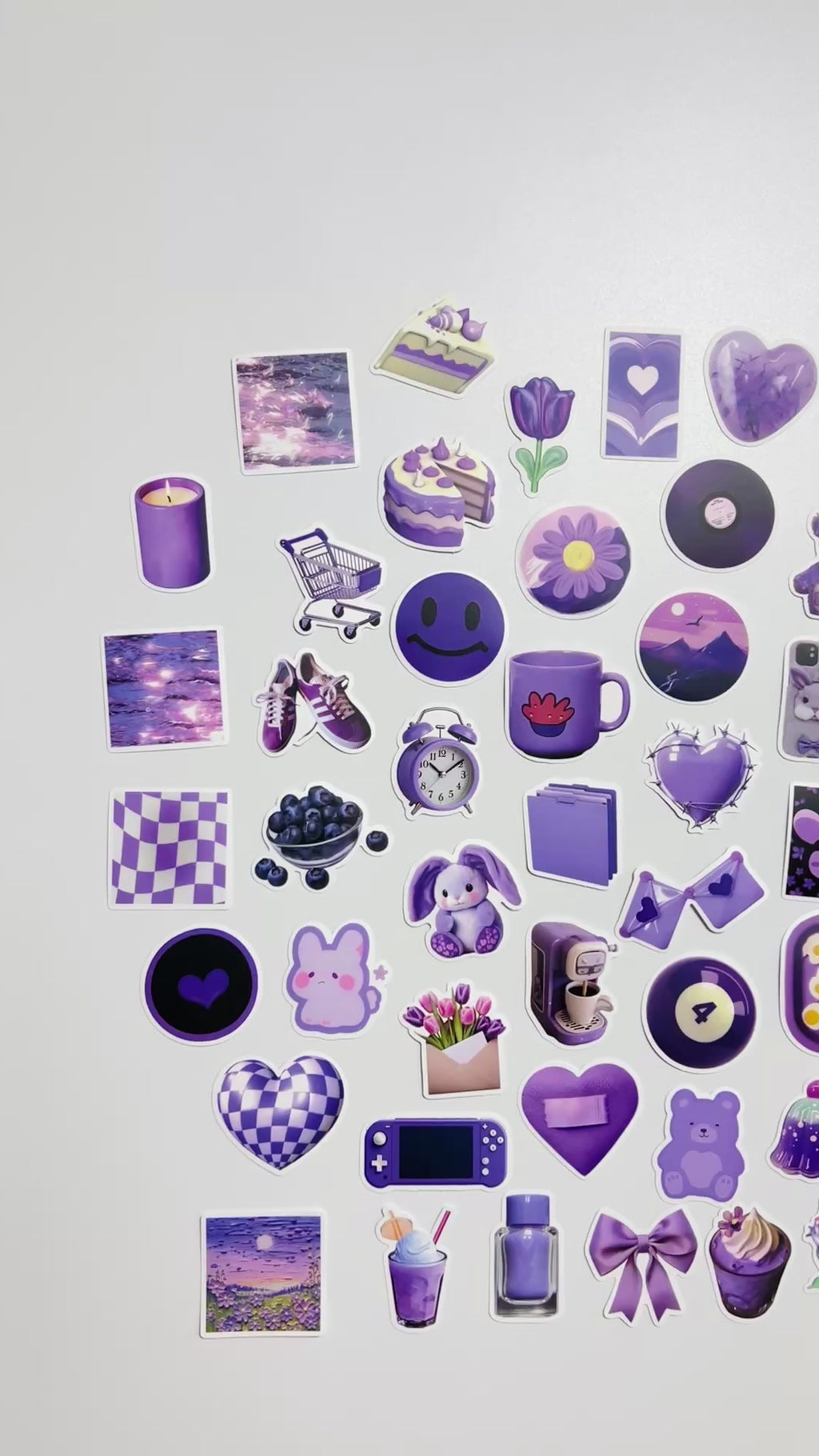 💜 Purple Dream Aesthetic Sticker Set