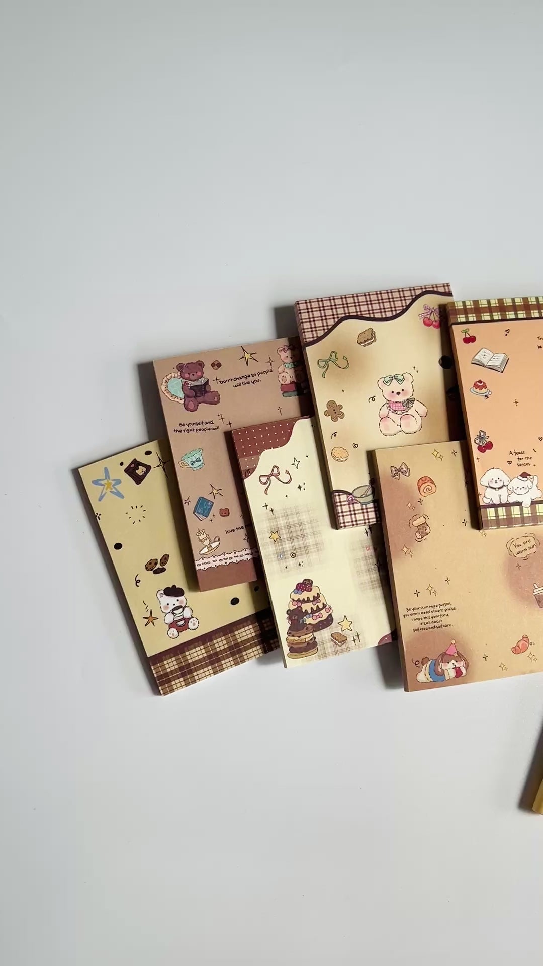 🧸 Cozy Teddy Memo Set - 1