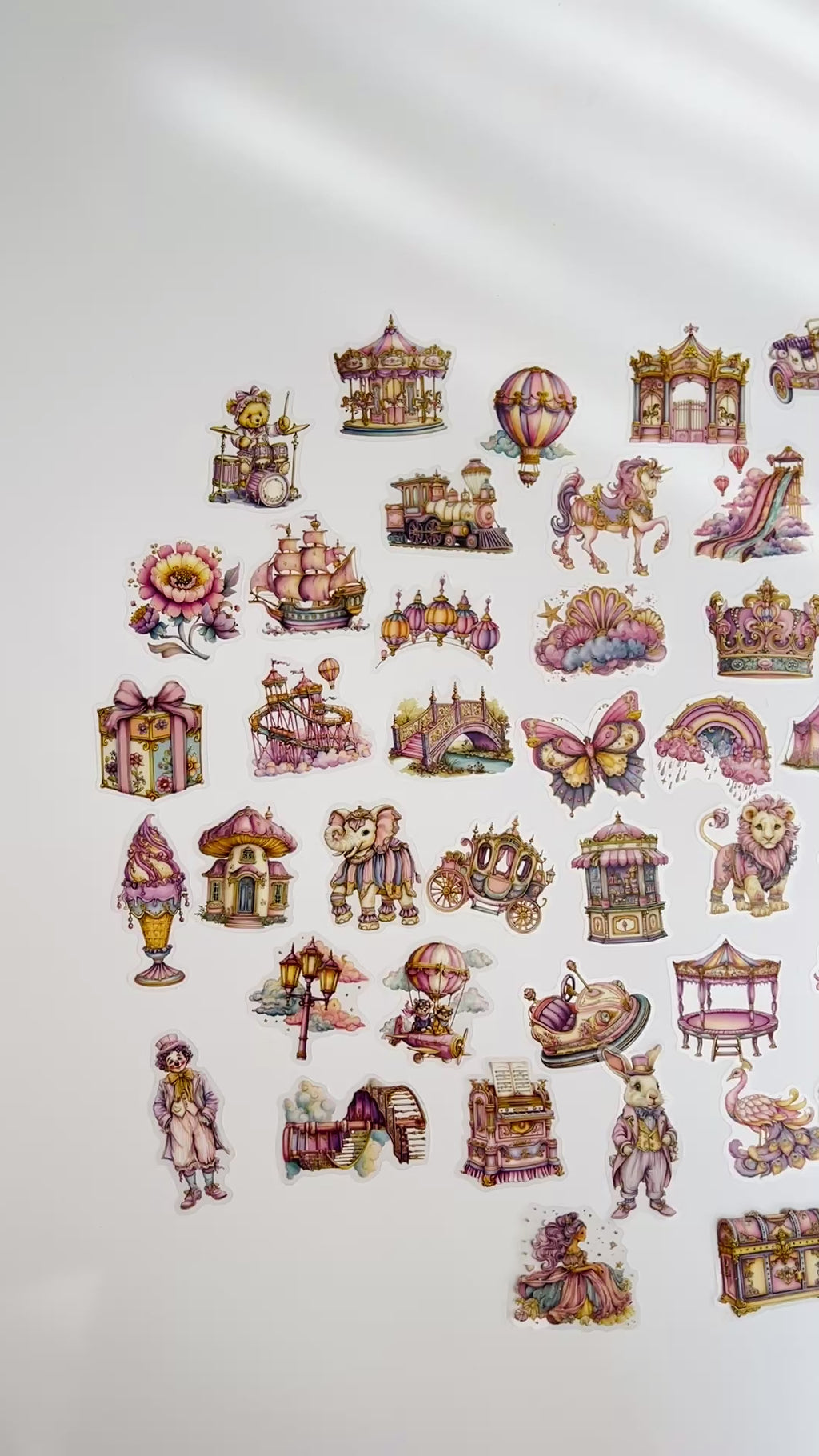 🎠 Fairytale Carnival Stickers