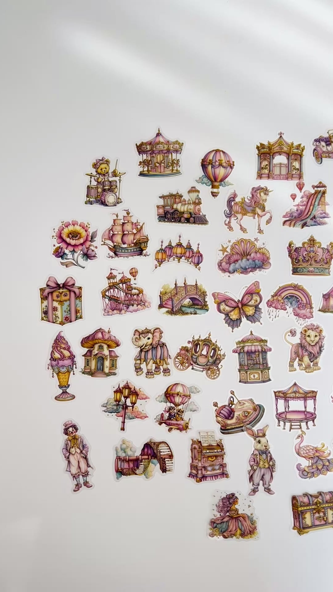 🎠 Fairytale Carnival Stickers