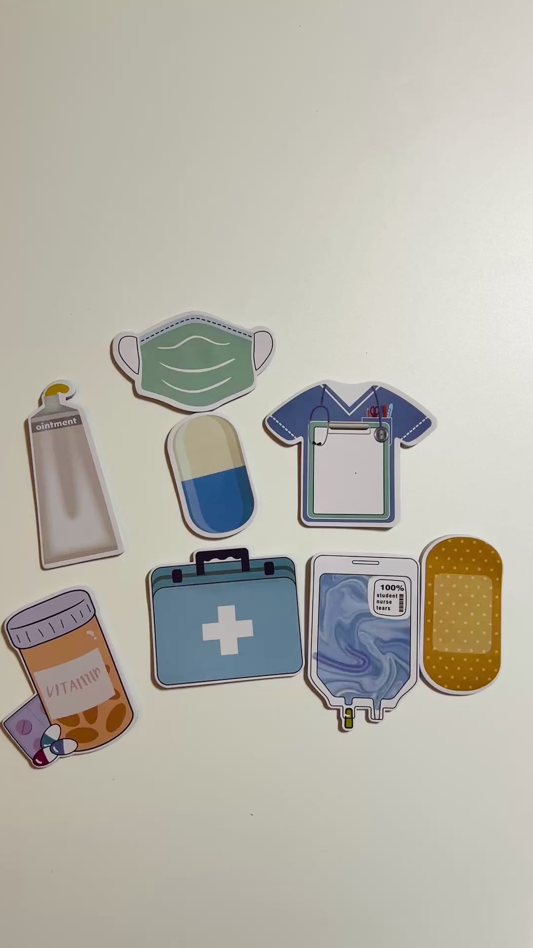 🩺 Medical Nurse Sticky Notes
